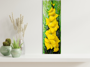 Yellow gladiolus 300x225 px