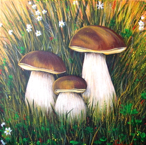 Mushrooms for dad 300x297 px