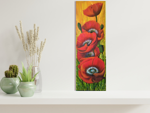 Red poppies 300x225 px
