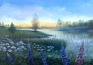 August morning 300x211 px