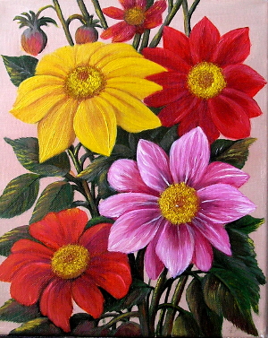 Flowers from my childhood 300x377 px