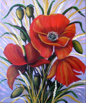 A bunch of poppies 300x359 px