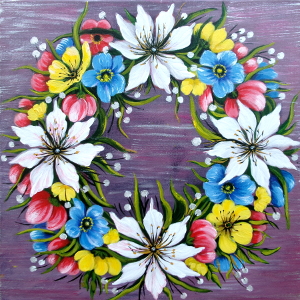 Summer wreath 300x300 px