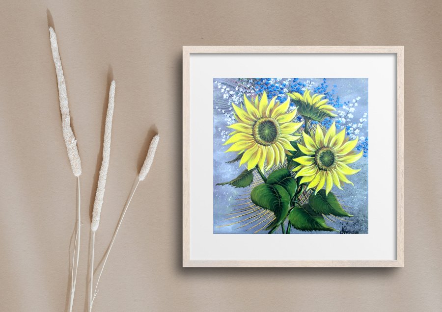 Bouquet of sunflowers