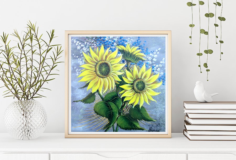 Bouquet of sunflowers