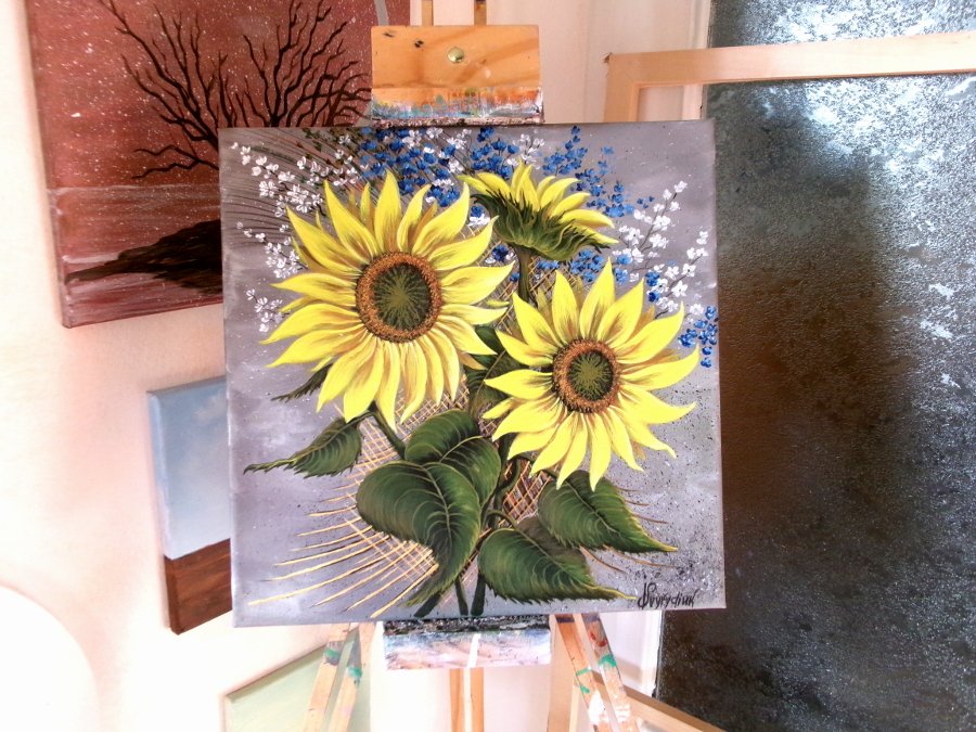 Bouquet of sunflowers